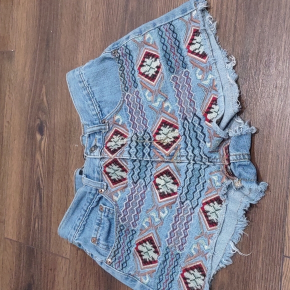 By Together Pants - Embroidered Shorts